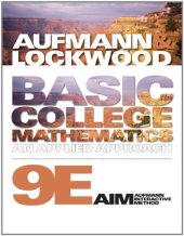 book Basic College Mathematics: An Applied Approach, 9th Edition    