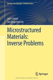 book Microstructured Materials: Inverse Problems