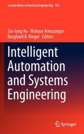 book Intelligent Automation and Systems Engineering 