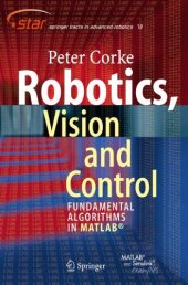 book Robotics, Vision and Control: Fundamental Algorithms in MATLAB® 