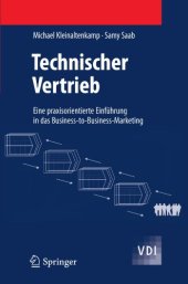 book Technischer Vertrieb: Eine praxisorientierte Einführung in das Business-to-Business-Marketing