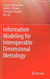 book Information Modeling for Interoperable Dimensional Metrology    