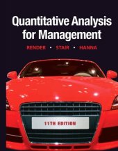 book Quantitative Analysis for Management    