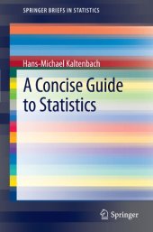 book A Concise Guide to Statistics 