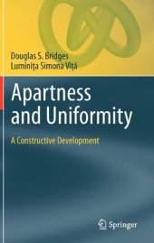 book Apartness and Uniformity: A Constructive Development