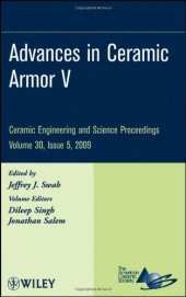 book Advances in Ceramic Armor V (Ceramic Engineering and Science Proceedings)    