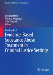 book Handbook of Evidence-Based Substance Abuse Treatment in Criminal Justice Settings