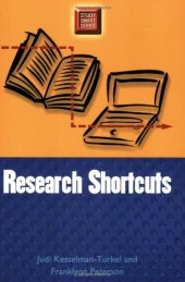 book Research Shortcuts (Study Smart); Revised Edition    