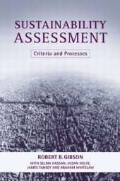 book Sustainability Assessment, Criteria and Processes    