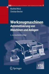 book Werkzeugmaschinen 4: Automatisierung von Maschinen und Anlagen