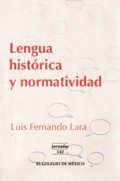 book Lengua histórica y normatividad 