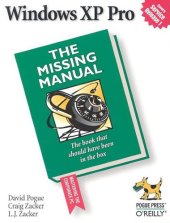 book Windows XP Pro: The Missing Manual 