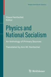 book Physics and National Socialism: An Anthology of Primary Sources