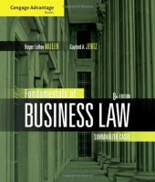 book Fundamentals of Business Law: Summarized Cases , Eighth Edition    