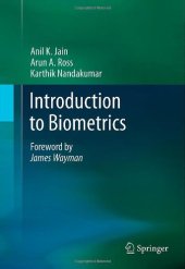 book Introduction to Biometrics    