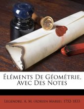 book Éléments de géométrie, avec des notes    