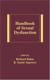 book Handbook of Sexual Dysfunction