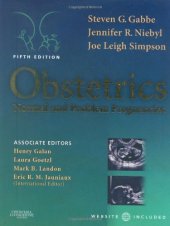 book Obstetrics. Normal and Problem Pregnancies