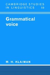 book Grammatical Voice