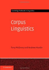 book Corpus Linguistics: Method, Theory and Practice