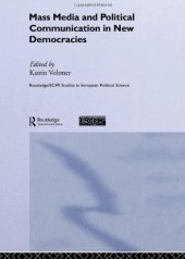 book Mass Media and Political Communication in New Democracies 