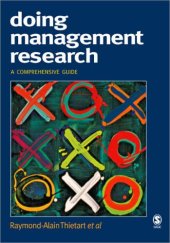 book Doing Management Research: A Comprehensive Guide