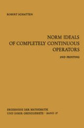 book Norm Ideals of Completely Continuous Operators