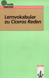 book Lernvokabular zu Ciceros Reden    