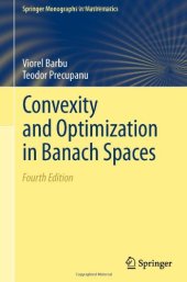 book Convexity and Optimization in Banach Spaces