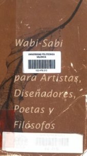 book Wabi-Sabi para artistas, disenadores, poetas y filosofos