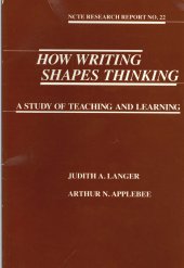 book How Writing Shapes Thinking: A Study of Teaching and Learning