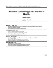 book Ryan: Kistner's Gynecology & Women's Health