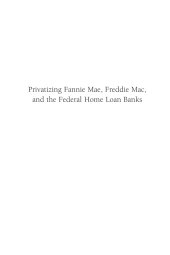 book Privatizing Fannie Mae, Freddie Mac, the Federal Home Loan Banks; Why, How