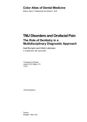 book TMJ Disorders and Orofacial Pain The Role of Dentistry in a Multidisciplinary Diagnostic Approach