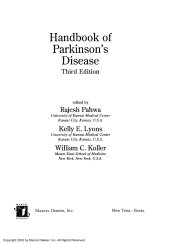 book Handbook of Parkinson's Disease