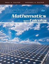 book Technical Mathematics With Calculus