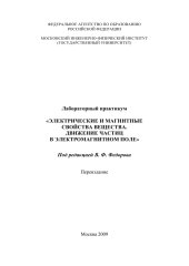 book Лабораторный практикум «Электрические и магнитные свойства вещества. Движение частиц в электромагнитном поле»: Учебное пособие