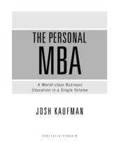 book The Personal MBA