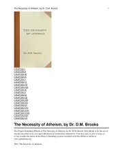 book The Necessity of Atheism