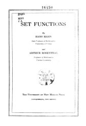 book Set functions