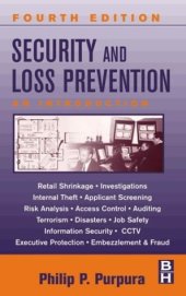 book Security and Loss Prevention: An Introduction, 4th Edition