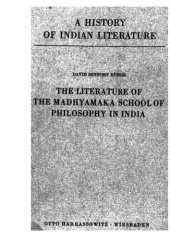 book The literature of the Madhyamaka school of philosophy in India