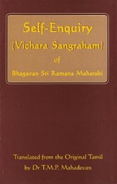 book SELF - ENQUIRY (VICHARASANGRAHAM)