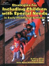 book Strategies for Including Children with Special Needs in Early Childhood Settings