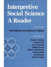 book Interpretive Social Science: A Reader