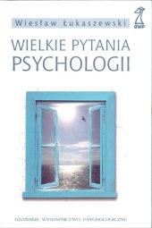 book Wielkie pytania psychologii