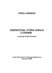 book Dziewczyna ktora igrala z ogniem