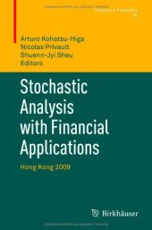 book Stochastic Analysis with Financial Applications: Hong Kong 2009