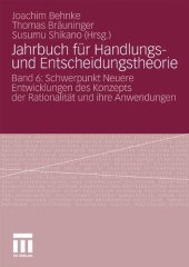 book Jahrbuch für Handlungs- und Entscheidungstheorie 6