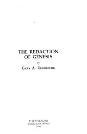 book Redaction of Genesis